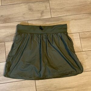 Olive Green Athletic Skort